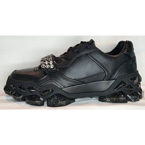 Jimmy Choo Diamond Leather Trainers Size 36 - Picture 5 of 14